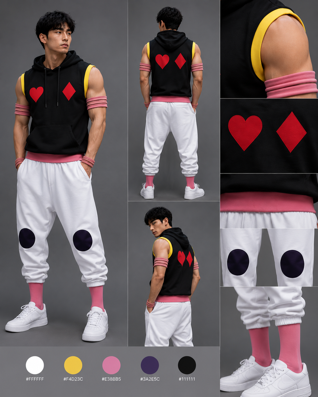 HISOKA BLACK COSPLAY